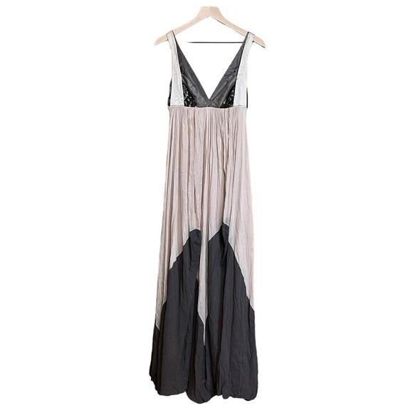 BCBGMaxAzria Dresses & Skirts - BCBGMaxAzria Runway Empire Waist Grecian Maxi Dress. Tan Brown Size S #1183